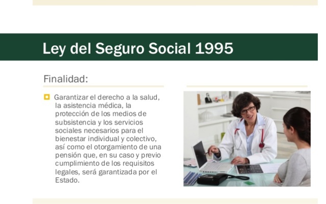 Nueva Ley del Seguro Social 1995
