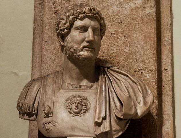 El Emperador Adriano del Imperio Romano