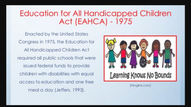 The Education of All Handicap Children Act