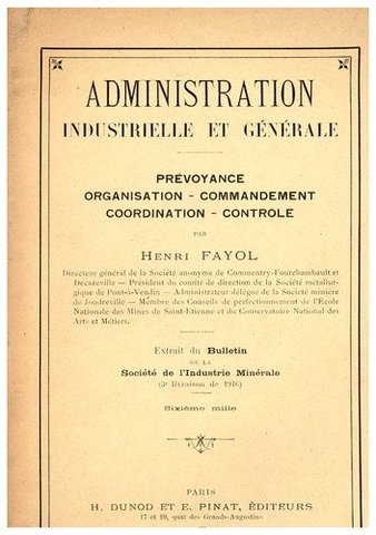 Administration Industrie/le et Genérale