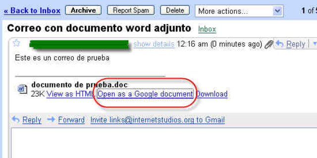 Virus anexados( adjuntos)