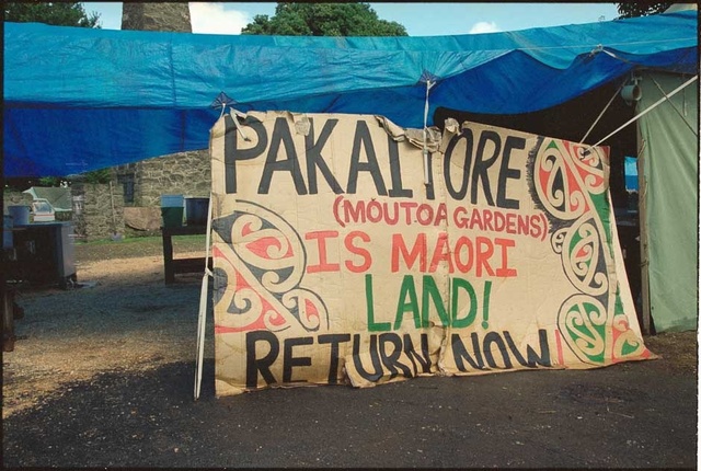 Rising protest on land and Treaty issues