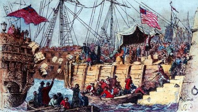 The Boston Tea party