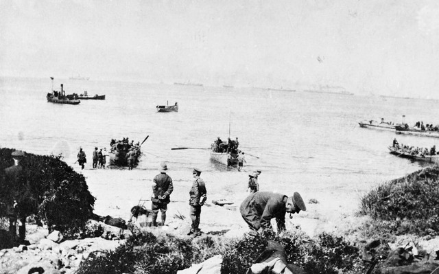 ANZACS Arrive at Gallipoli