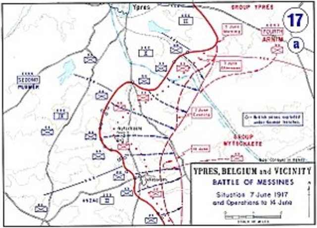 Battle of Messines, Belgium