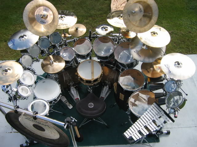 when I learned to play drums