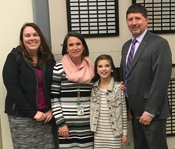 I was named student of the month!