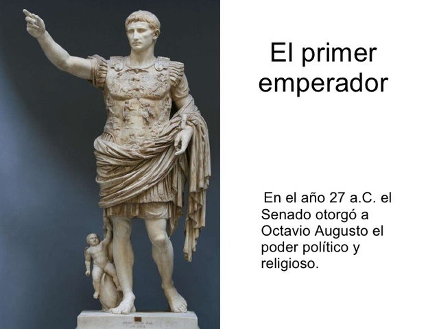 Primer emperador del Imperio Romano