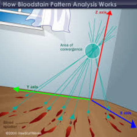 First Use of Blood Marker/Stains Used to Solve Criminal Case