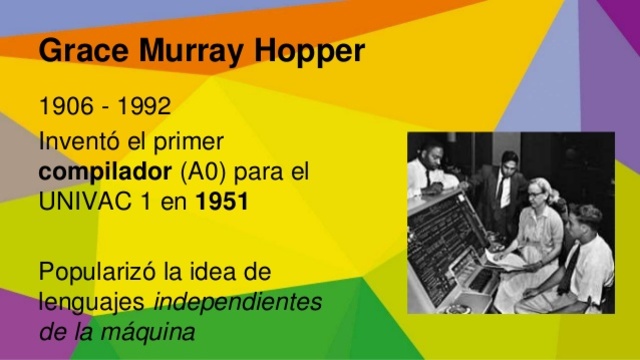 Grace Hooper (1906-1992) la MARK I de IBM en 1944