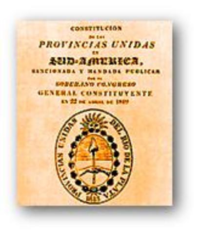 Primera Constitución.