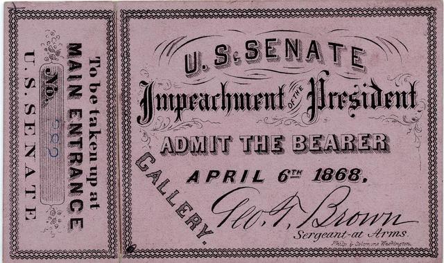 The Impeachment of Andrew Johnson