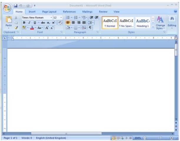Microsoft Word 2007
