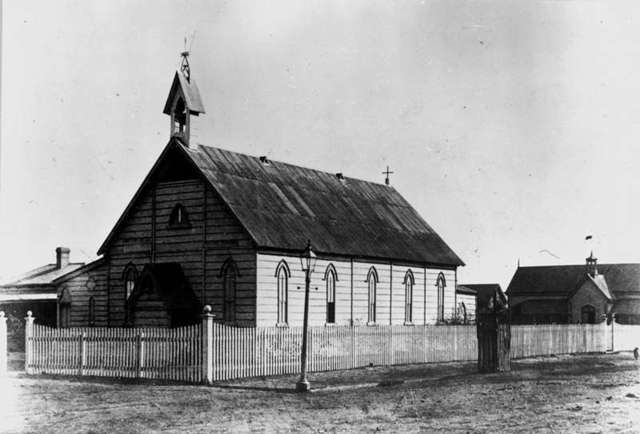 Settlement's first permanent Church