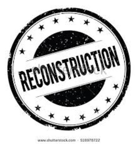 Reconstruction on the broken weir.