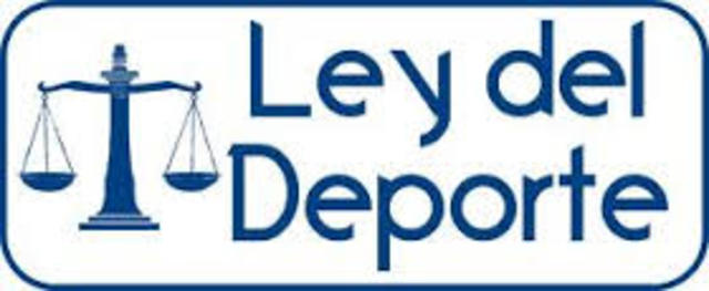 RESTRUCTURACIÓN DE LA LEY DEL DEPORTE