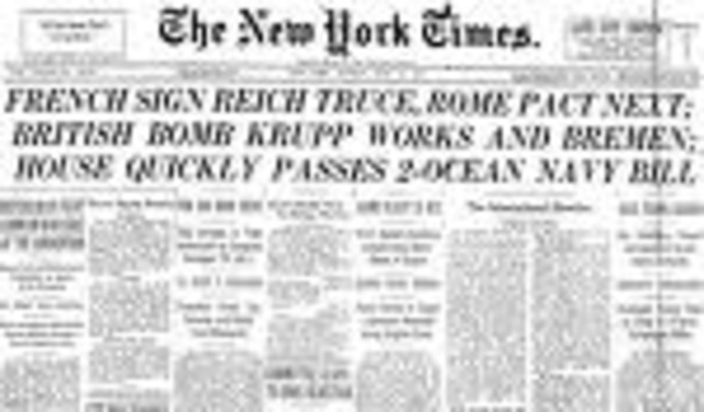 France surrenders to Germnay