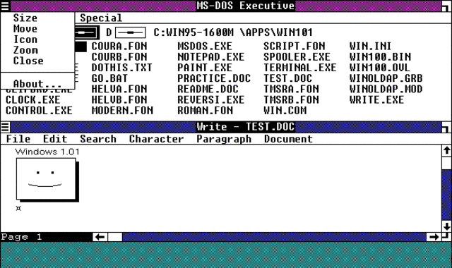 WINDOWS 1.02 (1986)