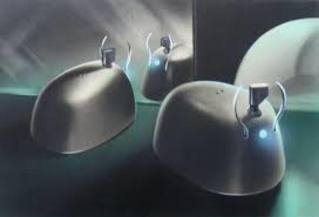 Tortugas robots Elmer y Elsie.