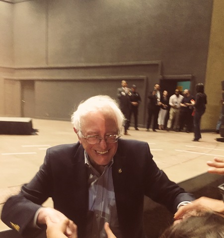 Meeting Bernie Sanders