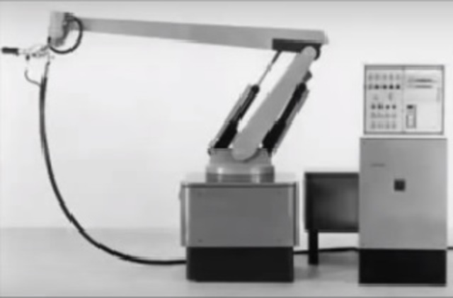 Robot de tritura por pulverización.