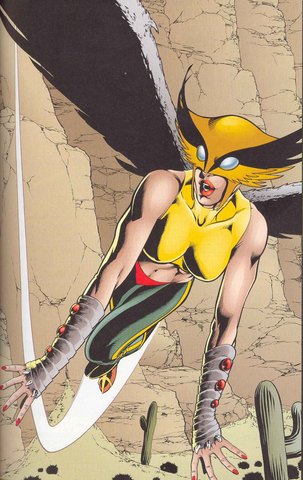1ª Apa-Hawkgirl (Kendra Saunders) de Nueva Tierra