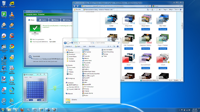 Windows 7 aparece