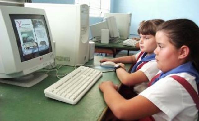 Computadoras en las aulas de Mèxico