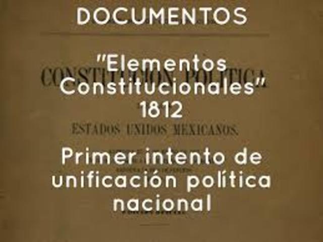 Elementos constitucionales  de Rayón 1811