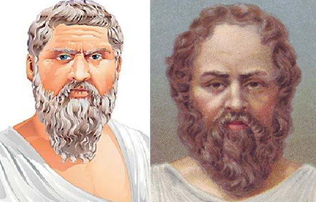 Platón y Sócrates
