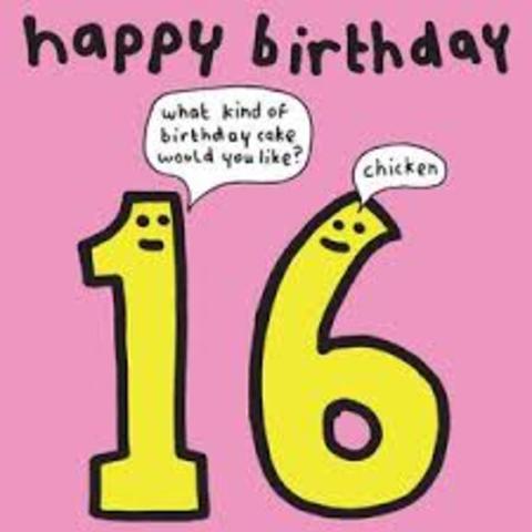 16th birthday