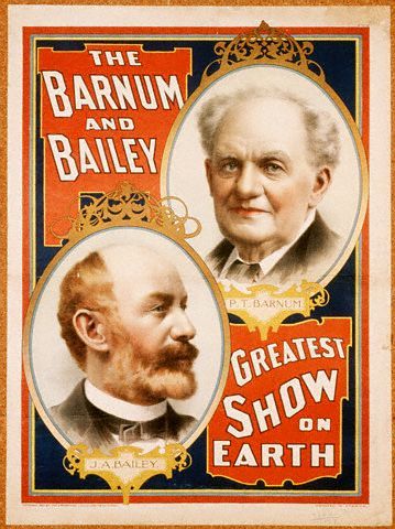 Phineas T. Barnum and James A. Bailey
