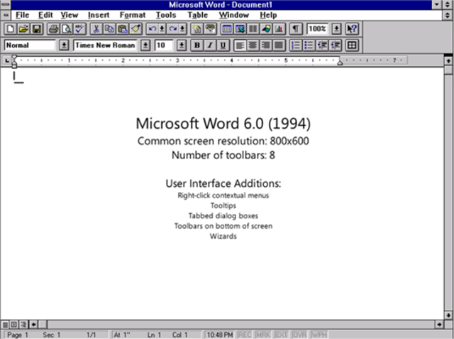 word 6.0
