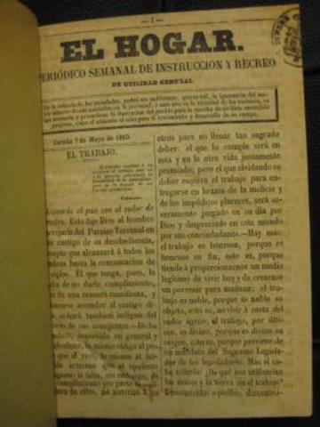 Primer departamento de instrucción en el hogar