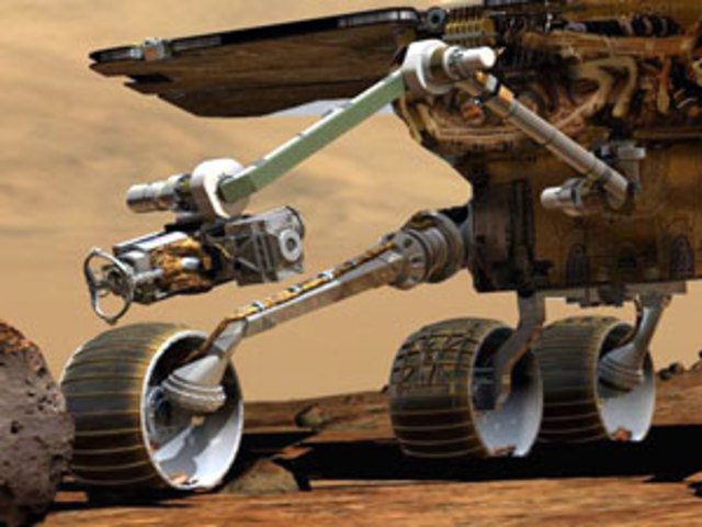 Vehículo robot rover MER-B Opportunity.