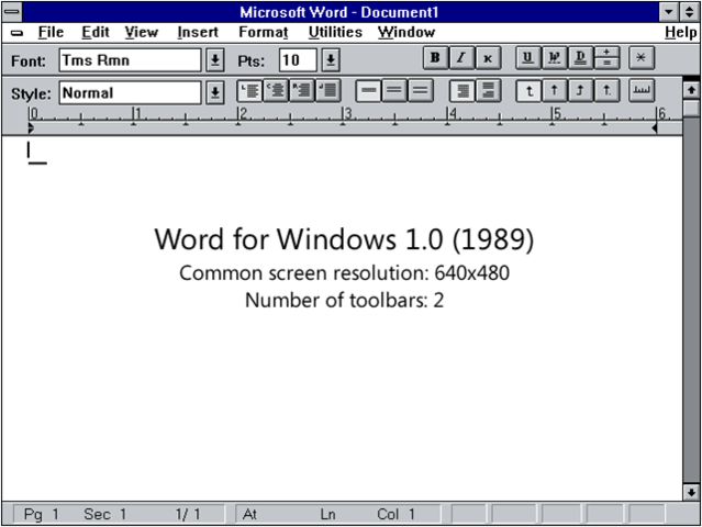 Primer word en windows