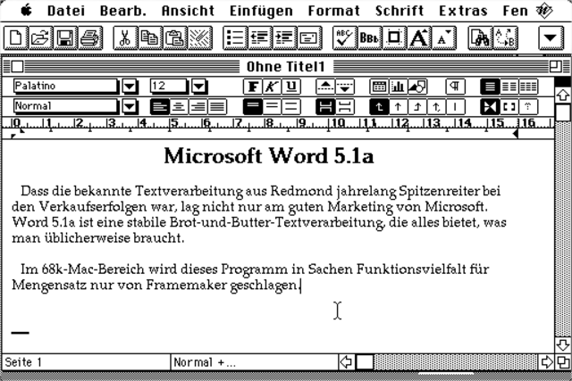 Microsoft Word 5.1