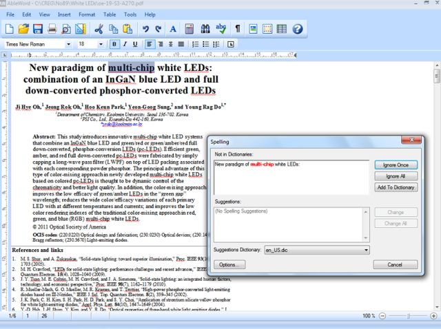 Microsoft Word es actualmente (2009)