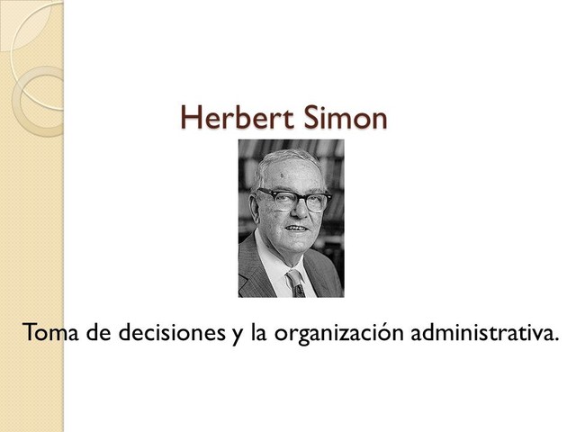 Herbert A. Simón. (1916-2001).