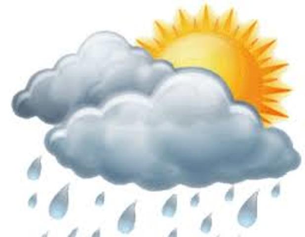 Sol y tormenta eléctrica