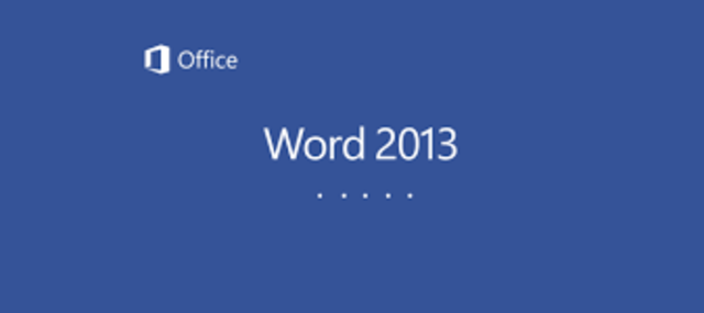 Word 2013