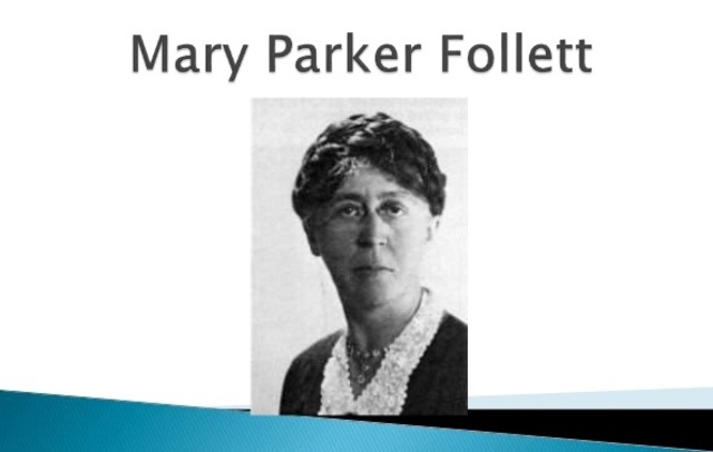 Mary Parker Follett (1868-1933).