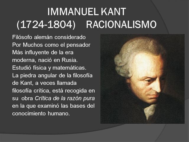 “Edad contemporánea” Immanuel Kant (1724-1804)
