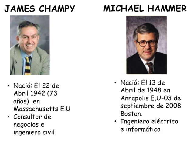 Michael Hammer junto con James Champy