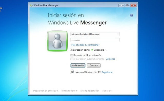 Descubro el messenger