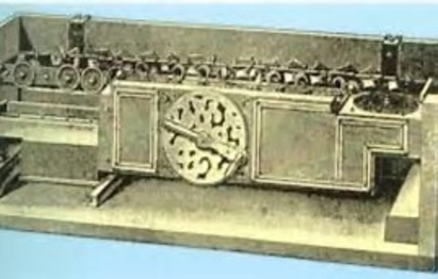 Primera máquina de sumar