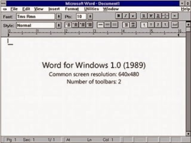Word 1.0 (1983)