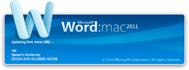 Word 2011