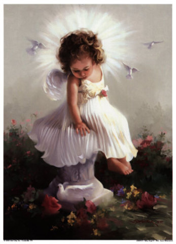 Child as an angel