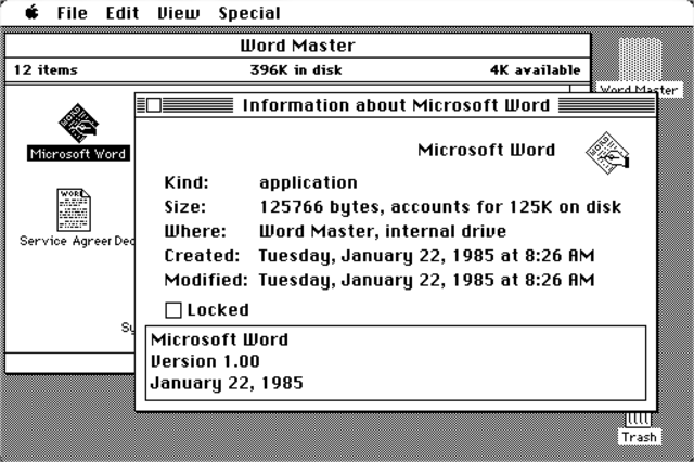 1983: Word 1.0